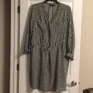 Black and White Dress